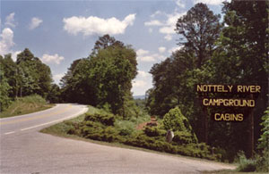 Sign on Hwy. 19/129 South out of Blairsville