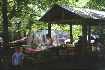 Camping at Nottely River